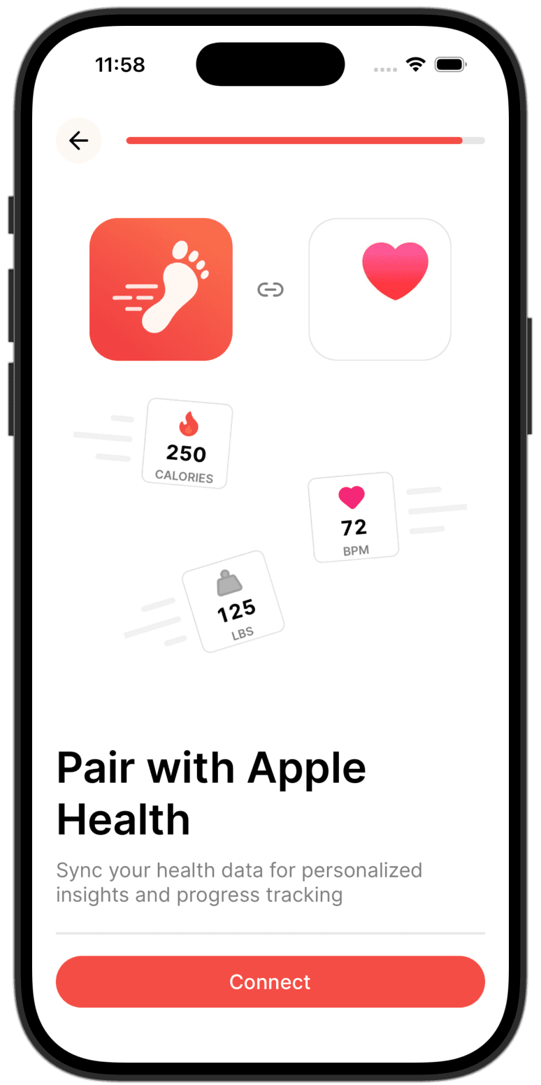Syncs with Apple Health