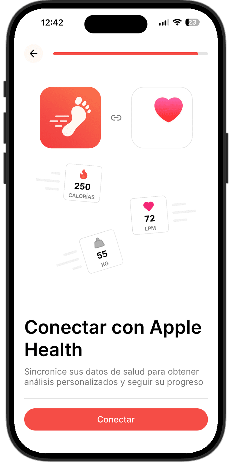 Se sincroniza con Apple Health