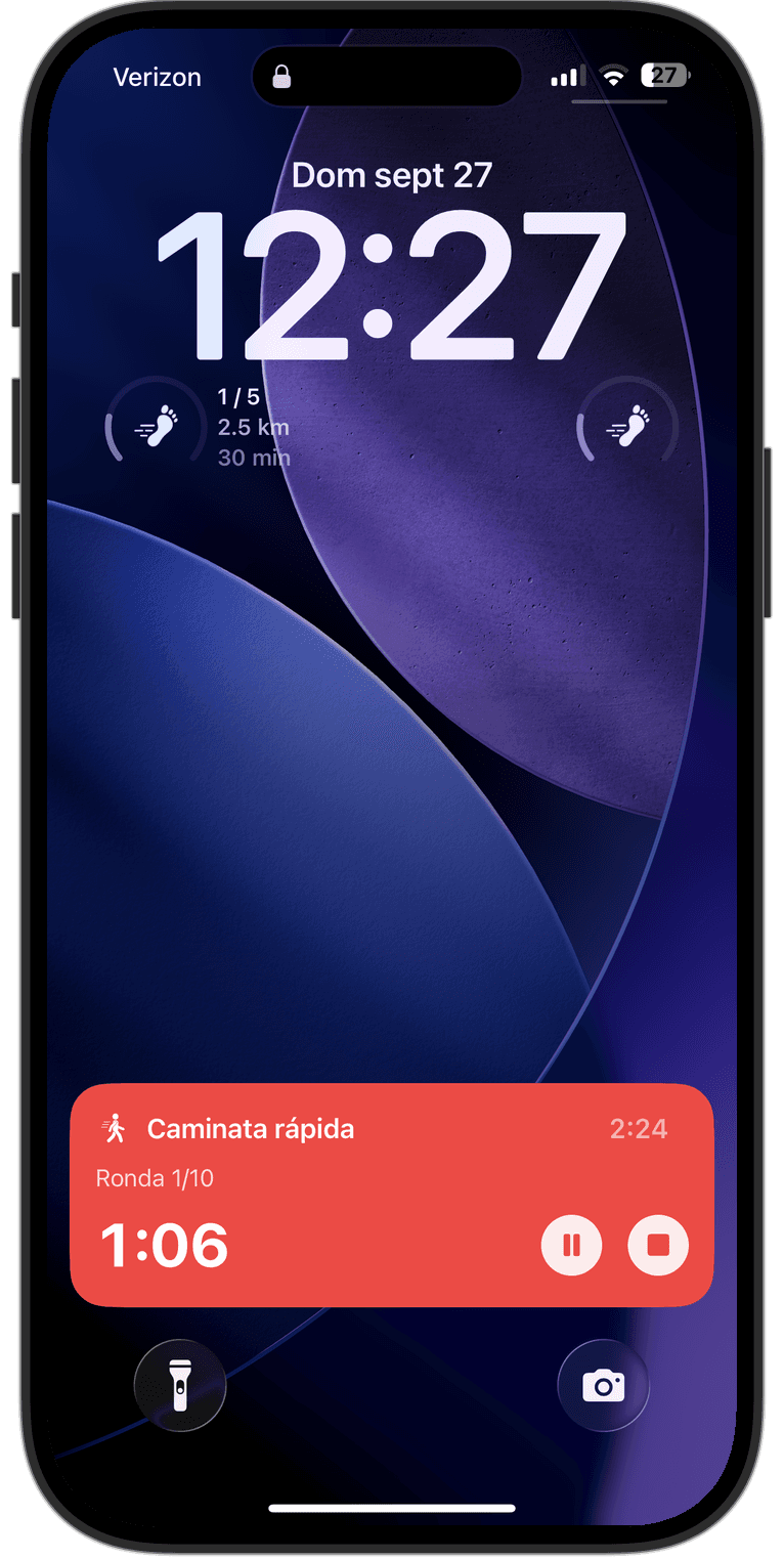 Mantenga el rumbo, incluso en segundo plano